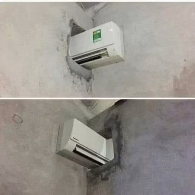 Một điều hòa cho cả hai phòng là đây.