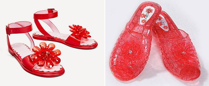 Có sự giống nhau không ít giữa hàng trên Zara và hàng chợ tại Việt Nam, chỉ khác về giá: một bên cả triệu đồng, một bên vài chục nghìn đồng.