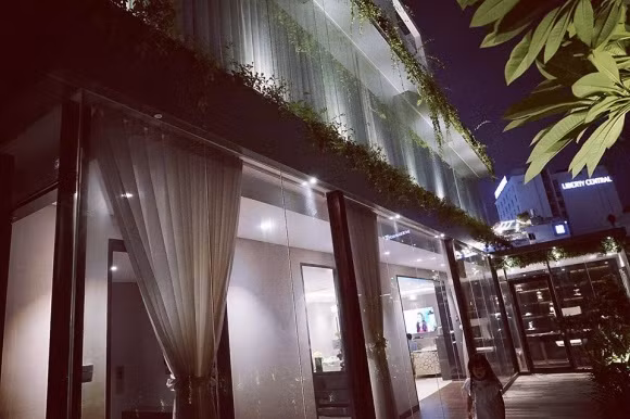 Không gian xanh bên trong căn hộ.