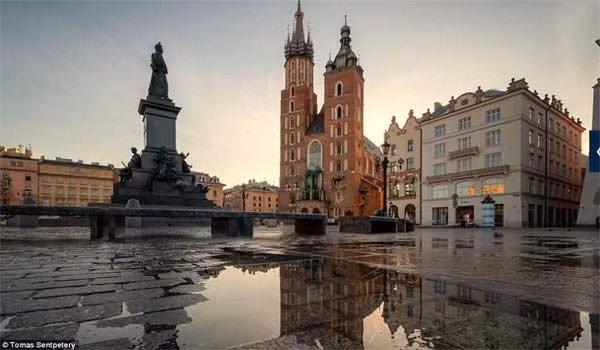 Krakow, Ba Lan Đường phố Krakow
