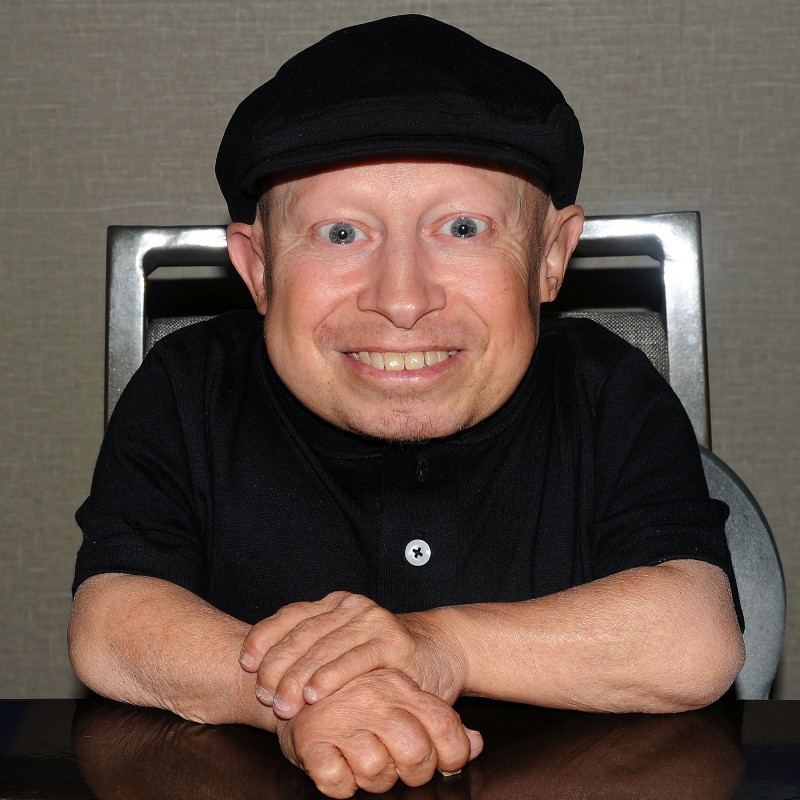 Verne Troyer: Ngôi sao tí hon của loạt phim nổi tiếng Harry Potter qua đời hồi tháng 4 ở tuổi 49. "Anh ấy muốn làm mọi người vui vẻ và mỉm cười. Bất kỳ ai cần, anh ấy sẽ giúp đỡ họ hết mình", người thân chia sẻ. Trong thông báo, người đại diện không tiết lộ hoàn cảnh, thời gian và địa điểm mà Troyer qua đời nhưng cho biết nguyên nhân là do ngộ độc rượu.