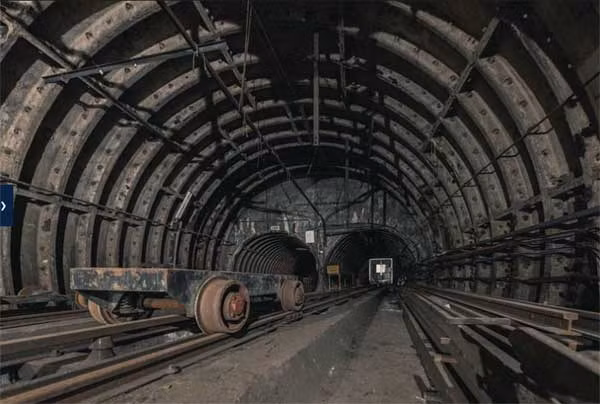 ...và các đường hầm ngầm bên dưới.