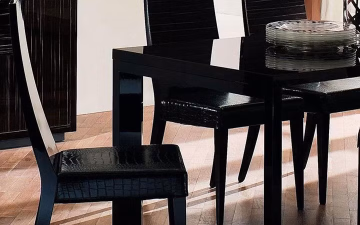 Gỗ Ebony (gỗ mun) có màu đen tuyền, rất dày thớ và dễ chìm. Bề mặt gỗ nhẵn và mịn, thường dùng để chế tạo nội thất sang trọng và các loại nhạc cụ như đàn ghi-ta, piano, violin...