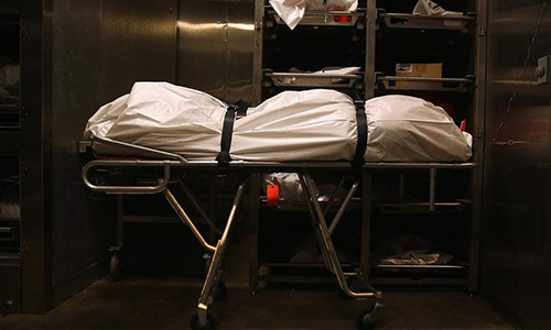 Vì cho rằng người phụ nữ này đã chết, họ tống cô vào trong tủ lạnh của nhà xác chờ ngày mai táng (Ảnh: Getty)