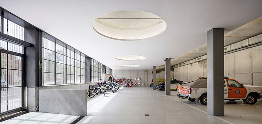 Tầng hầm được quy hoạch khoa học, phù hợp cho việc sắp xếp và triển khai lực lượng, phương tiện làm nhiệm vụ.