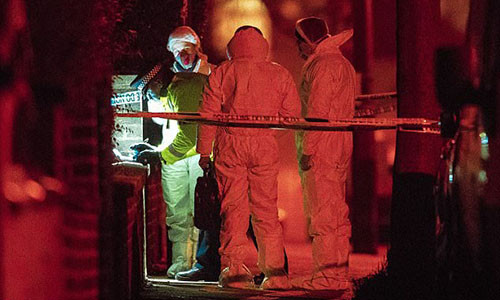 Cảnh sát lập tức vào cuộc và bắt đầu đào xới khu vườn sau nhà của bà Coombes để tìm bằng chứng.