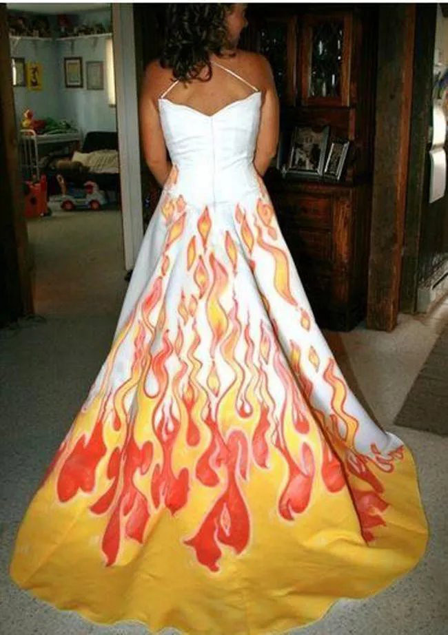 Một khi nữ lính chữa cháy làm cô dâu.