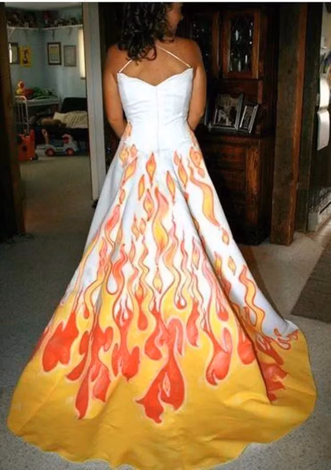 Một khi nữ lính chữa cháy làm cô dâu.