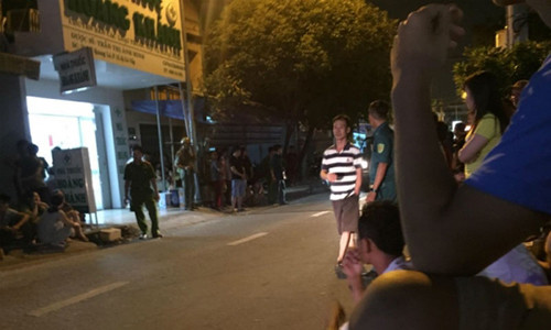 Hiện trường nơi xảy ra vụ việc. Ảnh: Vietnamnet