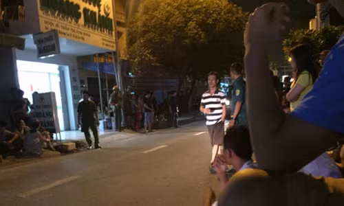 Hiện trường nơi xảy ra vụ việc. Ảnh: Vietnamnet