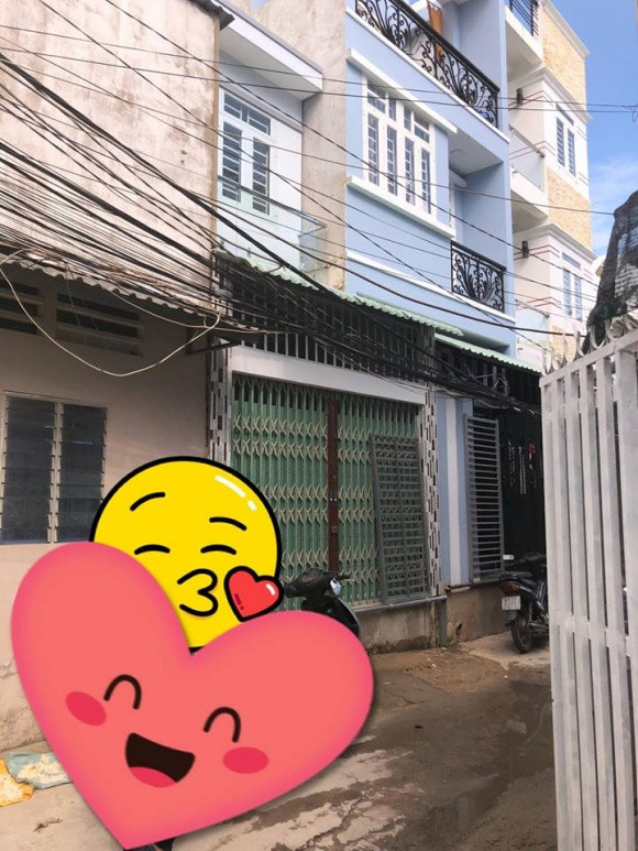 Mặt tiền của căn hộ mà ca sĩ Hải Yến rao bán.