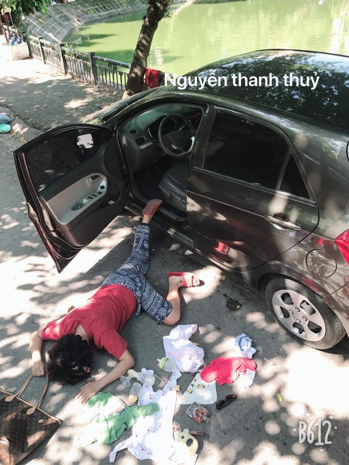 Me bim sua tron con chay theo trend 