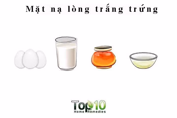 Sử dụng một mặt nạ lòng trắng trứng: Một mặt nạ từ lòng trắng trứng có thể giúp rất nhiều trong việc loại bỏ chất béo tích tụ quanh cổ. Lòng trắng trứng có tác dụng làm săn da giúp giữ cho làn da của bạn săn chắc.