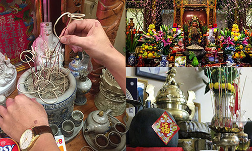 Cach lau don ban tho ngay ram chuan phong thuy