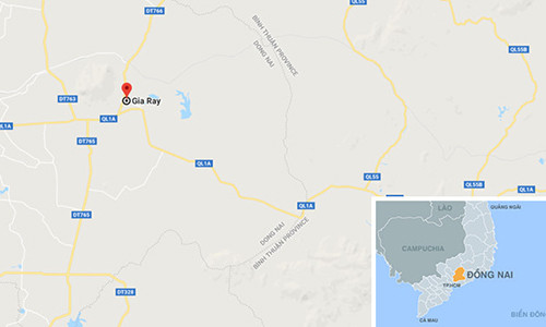 Vị trí xảy ra vụ việc. Ảnh: Google Maps.