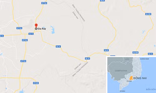 Vị trí xảy ra vụ việc. Ảnh: Google Maps.