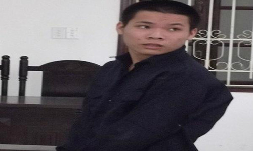 Bị cáo Vĩnh tại tòa.