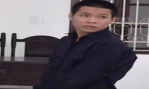 Bị cáo Vĩnh tại tòa.