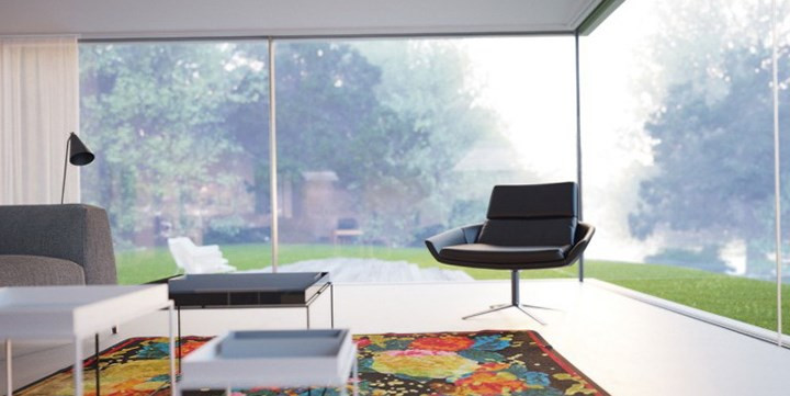 Chất liệu được sử dụng làm nội thất cũng đều là những loại vật liệu hiện đại.