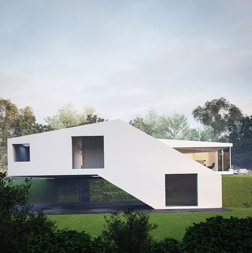 Thiết kế nhà ống với những mặt cắt hình học độc đáo.