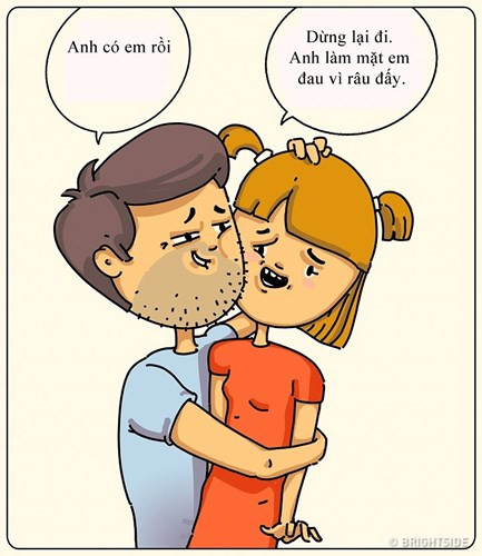 Không chịu cạo râu bởi nhiều nam giới nghĩ rằng để râu đẹp nhưng đôi khi nó cũng là điều kém vệ sinh và khiến người khác khó chịu.