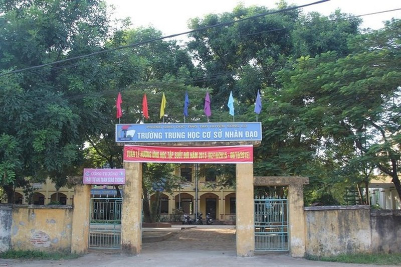 Trường THCS Nhân Đạo. Ảnh: Internet.