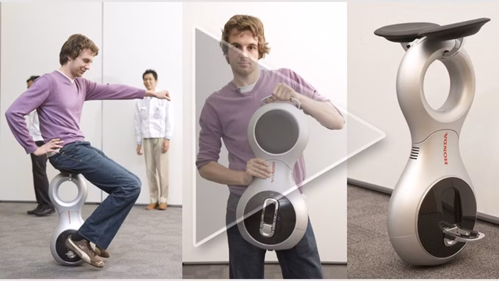 Honda U3-X ra mắt tại Tokyo Motor Show 2009 và được The Times Magazine bầu chọn là một trong số 50 phát minh vĩ đại nhất năm 2009. Phương tiện là một chiếc xe đạp một bánh có vận tốc khoảng 6 km/h. Honda tin rằng việc sử dụng U3-X sẽ đem lại cho người dùng trải nghiệm tự nhiên nhất, như cuốc bộ trong công viên vậy.