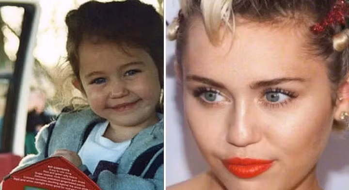 So với vẻ cá tính của hiện tại, ít ai biết Miley Cyrus hồi nhỏ lại sở hữu gương mặt bầu bĩnh đáng yêu thế này.