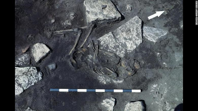 Một trong 26 thi thể được tìm thấy tại khu vực khảo cổ. Ảnh: Kalmar County Museum.
