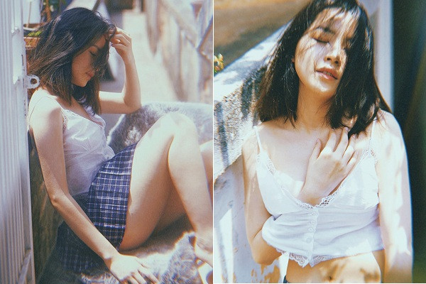 Bên cạnh đó, cô bắt đầu đăng tải nhiều hơn những hình ảnh bikini trong những chuyến du lịch. Dù sở hữu chiều cao khiêm tốn nhưng Chi Pu vẫn luôn biết cách chọn góc chụp khéo léo che khuyết điểm. Thay vào đó cô có thể khoe trọn những đường con cuốn hút qua những bộ bikini gợi cảm. Sau khi chính thức gây bão bằng phẩm âm nhạc "Từ hôm nay" và bị cộng đồng mạng ném đá kịch liệt vì chất giọng không ấn tượng cùng những màn hát live quá yếu. Bẵng đi một thời gian, nữ ca sĩ lại khiến cộng đồng mạng dậy sóng với bộ ảnh mang tên "Thanh xuân" ra mắt vào giữa năm nay.