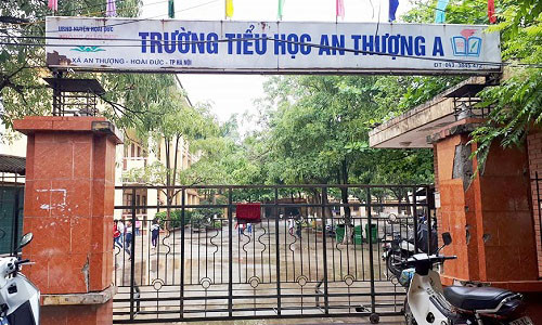 Trường tiểu học An Thượng A, nơi xảy ra vụ việc.