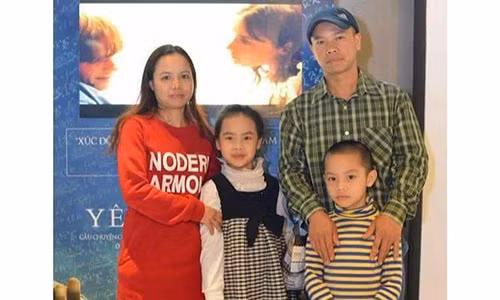 Gia đình chị Nguyễn Thị Thu Nhàn (ảnh gia đình cung cấp).