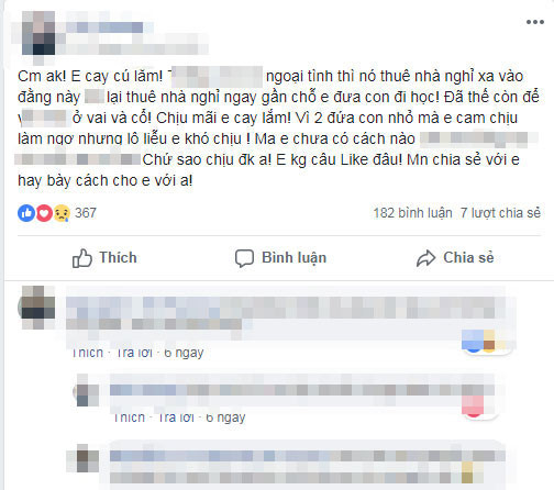 Vo tre tam su ve chong ngoai tinh khien hoi chi em xot xa