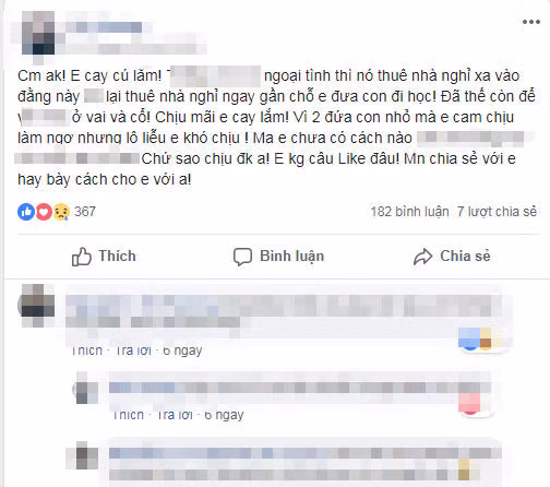 Vo tre tam su ve chong ngoai tinh khien hoi chi em xot xa