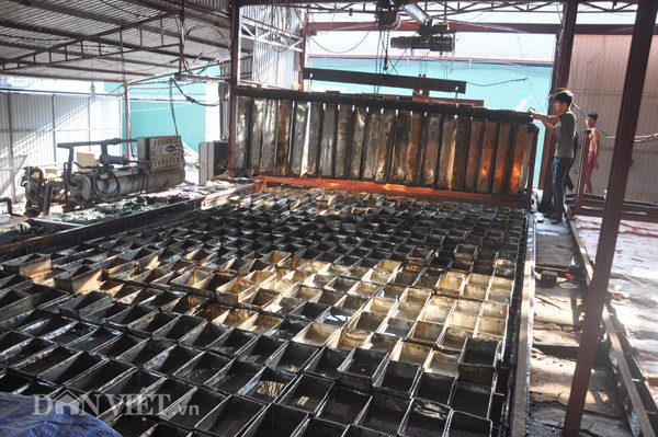 Các khu vực đặt khuôn đá luôn hoạt động hết công suất.