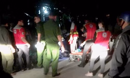 Hiện trường vụ việc. Ảnh: Tây Ninh Online.