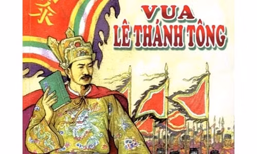 Bìa sách vua Lê Thánh Tông. Ảnh: NXB Trẻ.