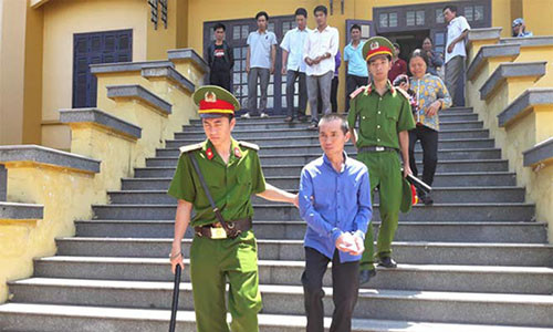 Phan Thanh Toản sau phiên tòa - Ảnh: Quyên Quyên