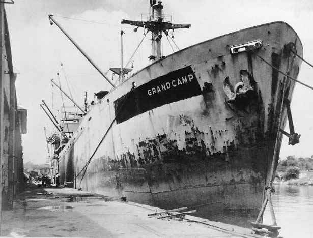 Tàu Grandcamp khi đó chở 2.300 chất cực kỳ dễ nổ.