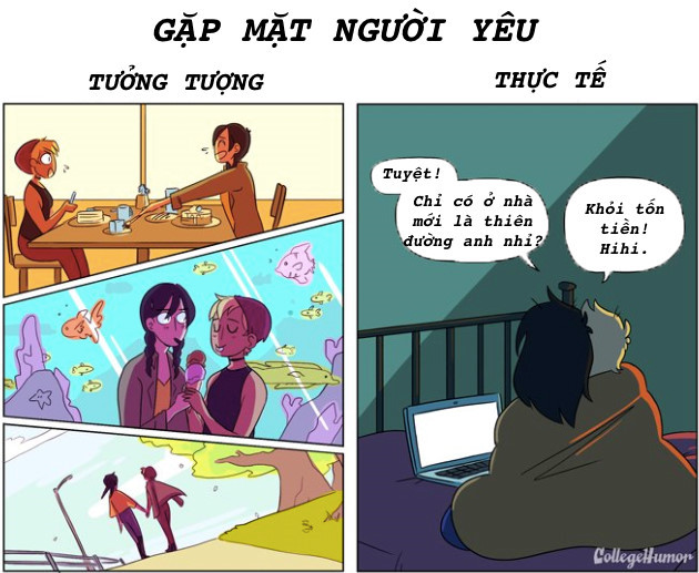 Ai bảo yêu nhau là phải ra đường, vừa tốn tiền lại còn mệt. Đối với nhiều đôi, ở cạnh nhau, xem một bộ phim hay nấu ăn cùng nhau mới thực sự là thiên đường.