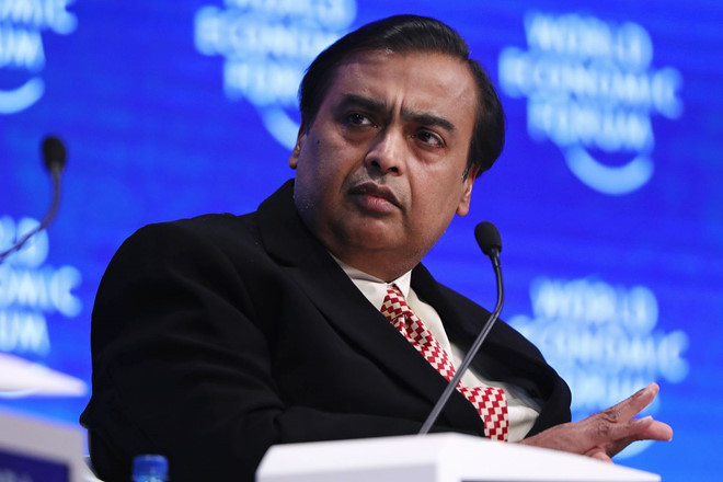 Tỷ phú Mukesh Ambani. Ảnh: Bloomberg.