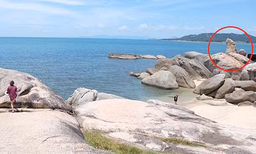 Đá Hin Ta – hay Đá Ông – trên đảo Koh Samui, Thái Lan.