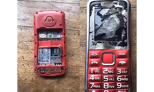 Chiếc điện thoại Hua Tang nổ tung, Hiện công ty không đưa ra bất cứ lời giải thích nào cho vụ việc.