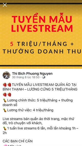 Nghe nguoi mau​ ban hang online: Xu huong moi cho gioi tre-Hinh-2