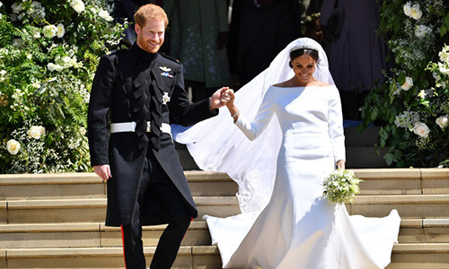 Cong nuong Meghan bat ngo tiet lo bi mat ve chiec vay cuoi cua minh