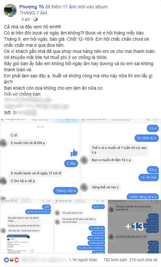 Co gai ta hoa khi dat ve may bay nhung khach doi bay theo lich am