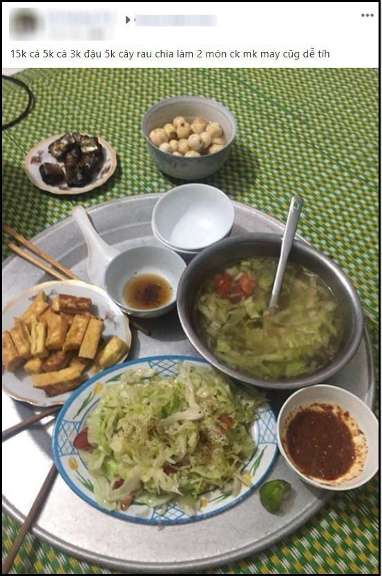 Khoe mam com re chi 28k co nhung 5 mon, vo tre duoc khen het loi