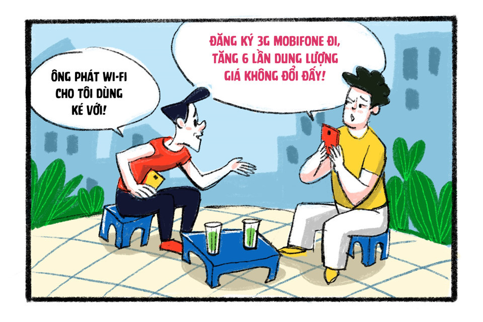 Trong khi thằng bạn thân hết lướt Facebook lại chat với người yêu, bạn chỉ có thể ngồi ôm cục gạch mang danh “điện thoại thông minh” trước mặt vì hết 3G/4G.