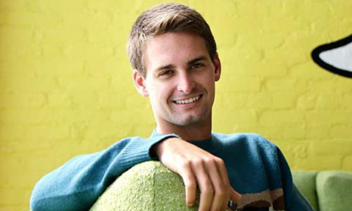 Chân dung tỷ phú trẻ Evan Spiegel.