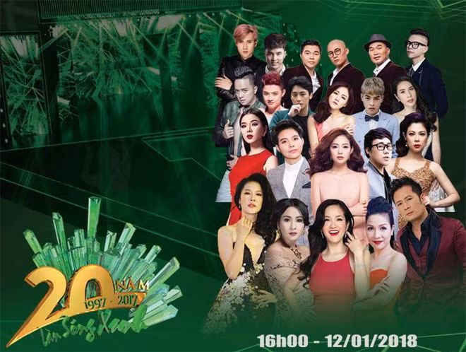 Poster chính thức của Làn sóng xanh thiếu vắng nhiều tên tuổi lớn từng gắn bó lâu dài với chương trình.